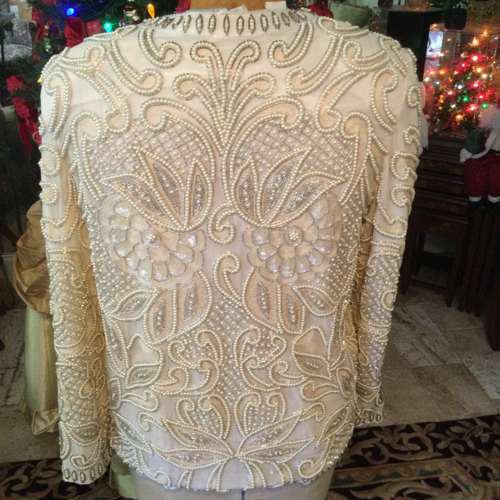 Adrianna Papell Pearl Jacket - Picture 2 of 7